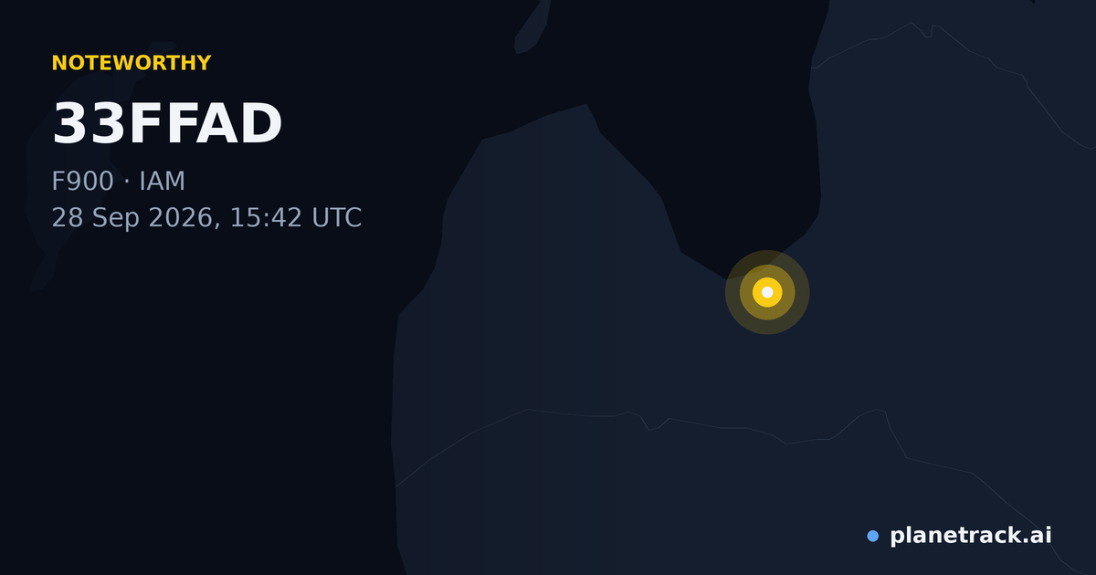 Map of where 33FFAD's special aircraft happened