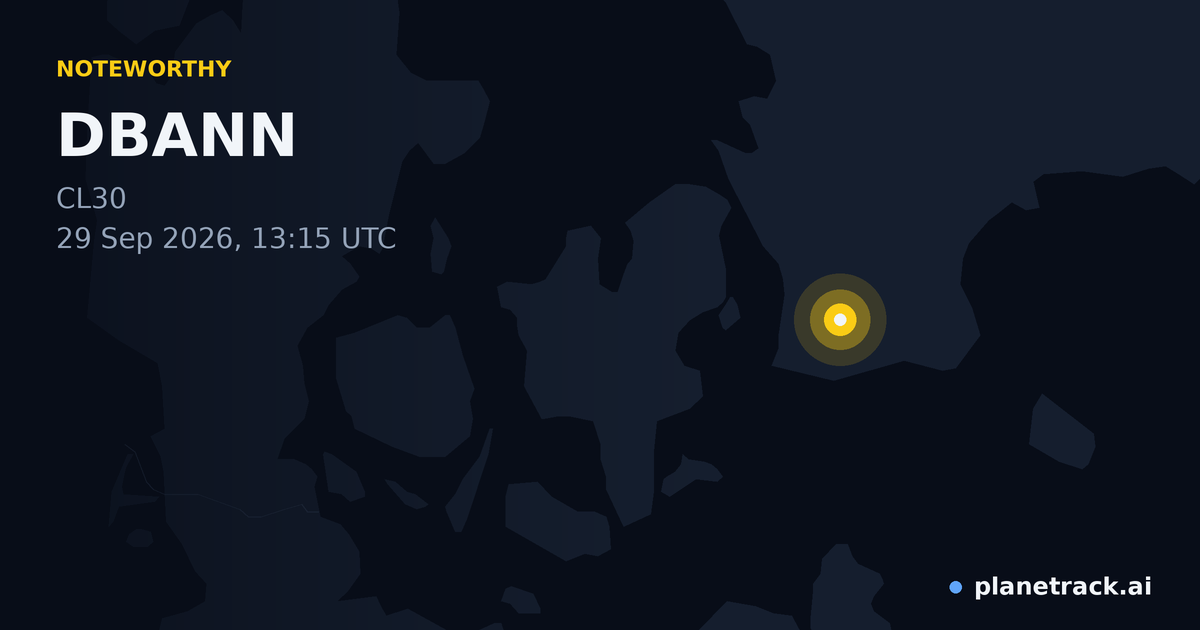 Map of where DBANN's special aircraft happened