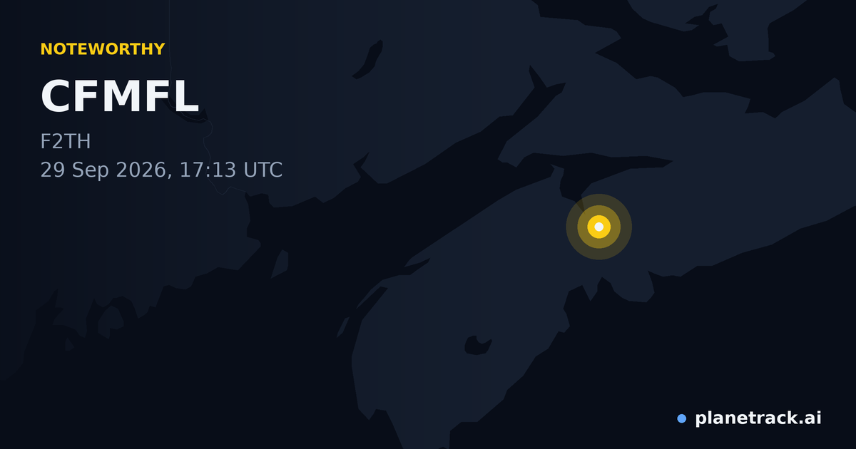 Map of where CFMFL's special aircraft happened