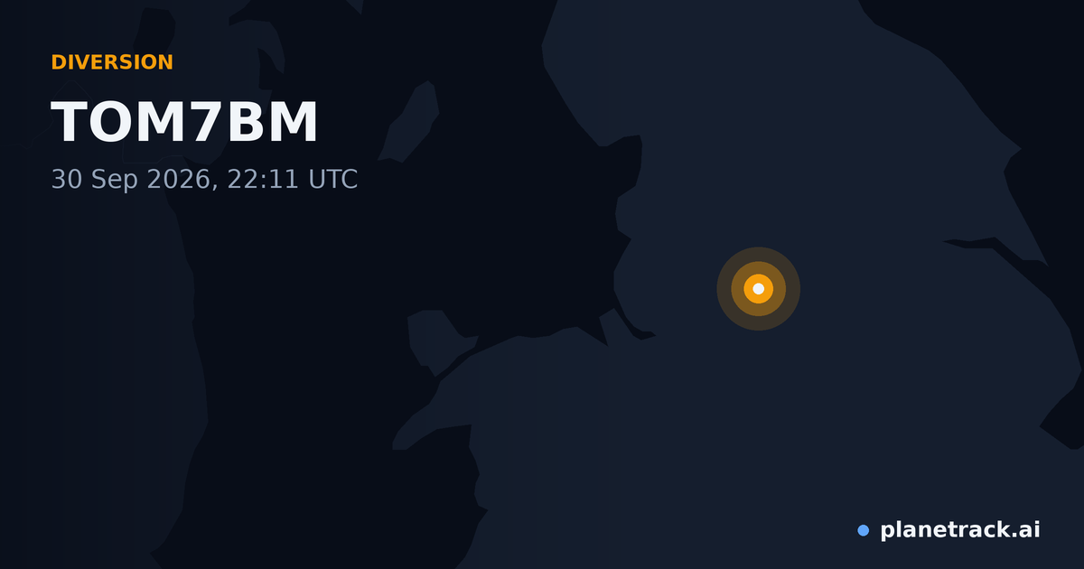 Map of where TOM7BM's diversion happened