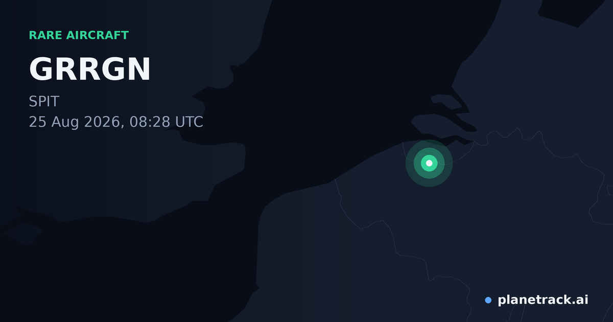 Map of where GRRGN's rare aircraft happened