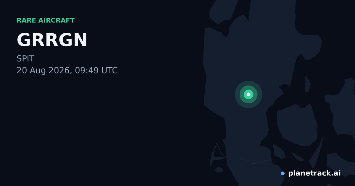 Map of where GRRGN's rare aircraft happened