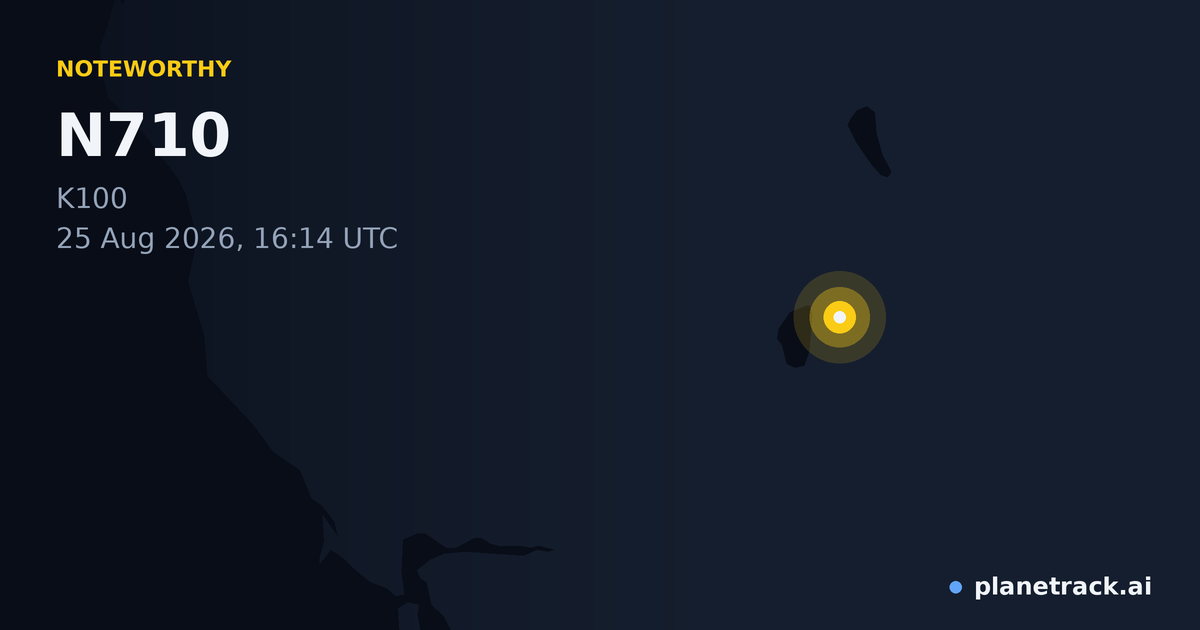 Map of where N710's special aircraft happened