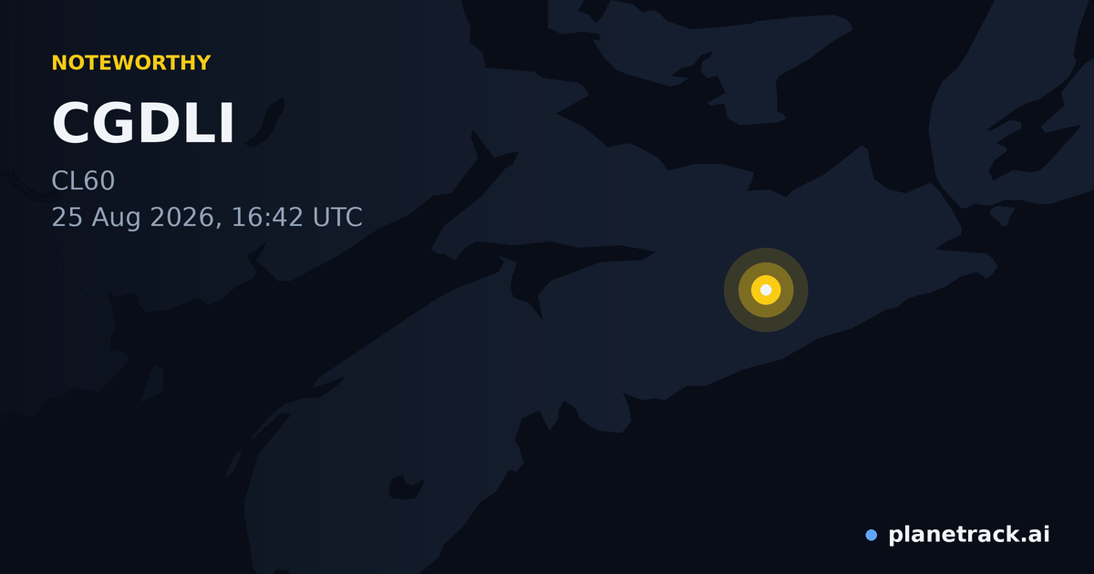 Map of where CGDLI's special aircraft happened