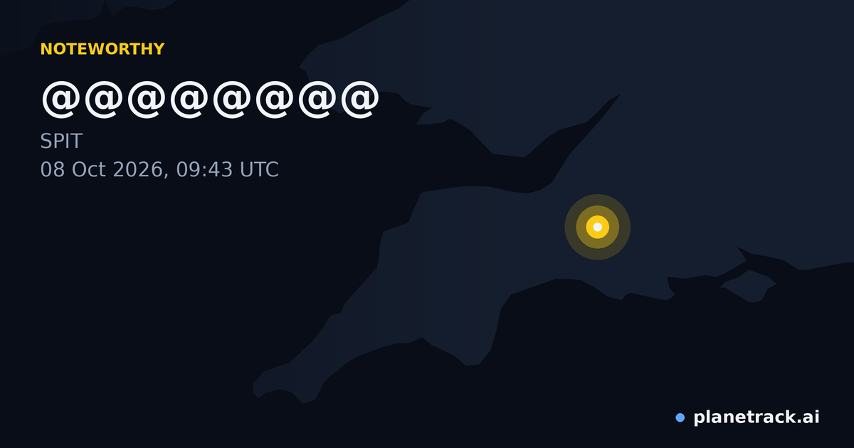 Map of where @@@@@@@@'s special aircraft happened