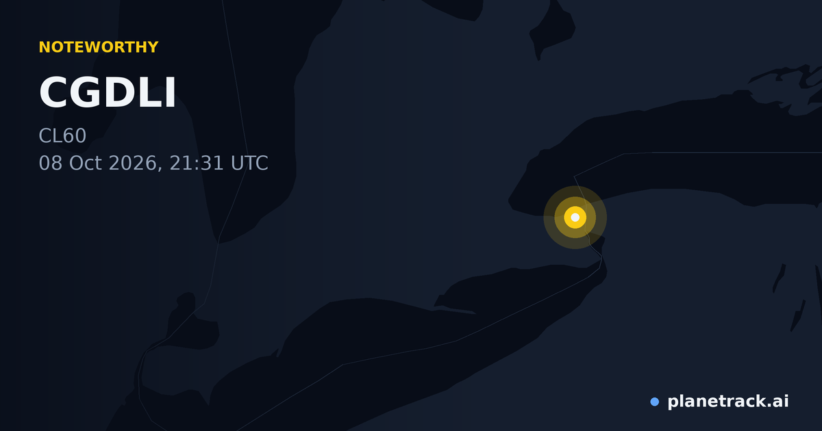 Map of where CGDLI's special aircraft happened