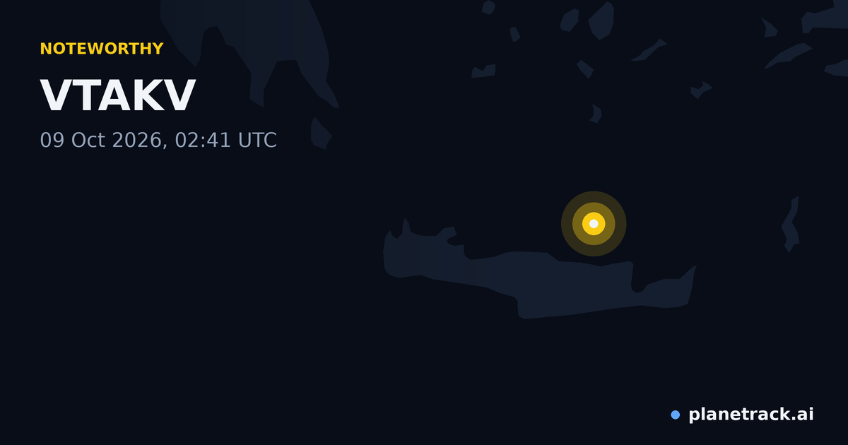 Map of where VTAKV's special aircraft happened