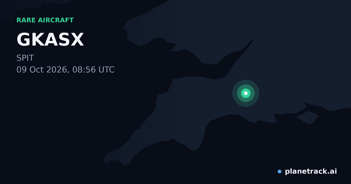 Map of where GKASX's rare aircraft happened