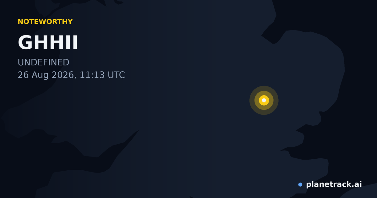 Map of where GHHII's special aircraft happened