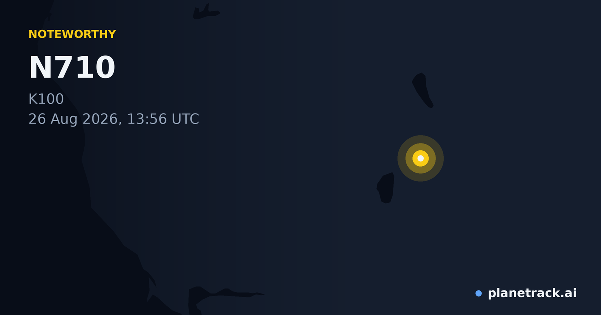 Map of where N710's special aircraft happened