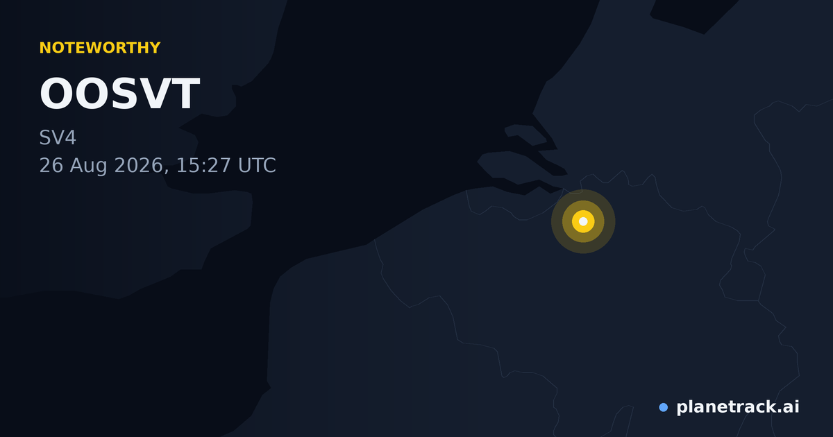 Map of where OOSVT's special aircraft happened