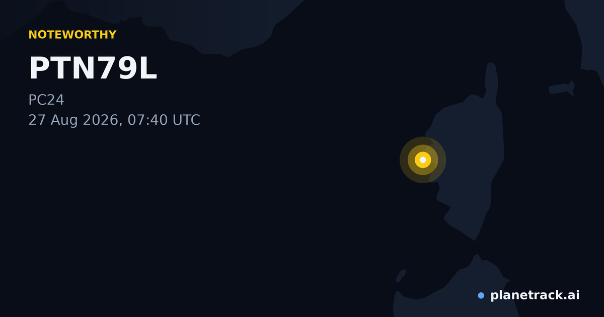 Map of where PTN79L's special aircraft happened