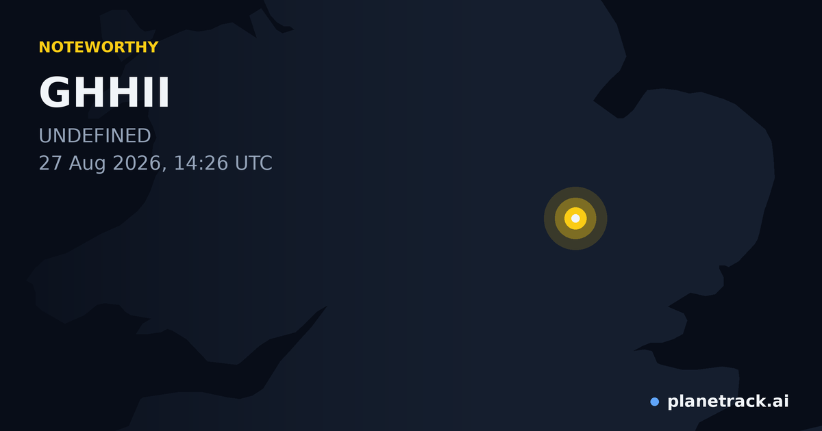 Map of where GHHII's special aircraft happened