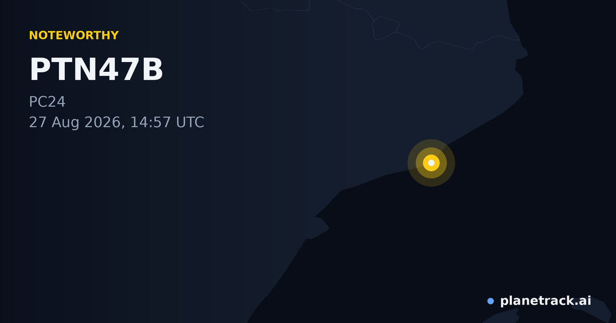 Map of where PTN47B's special aircraft happened