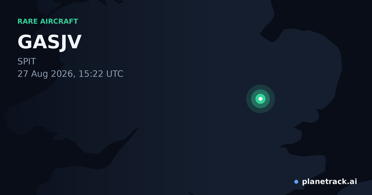 Map of where GASJV's rare aircraft happened