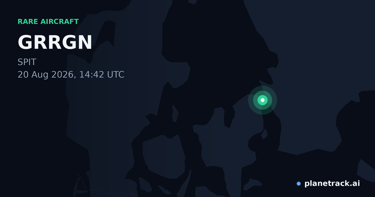 Map of where GRRGN's rare aircraft happened