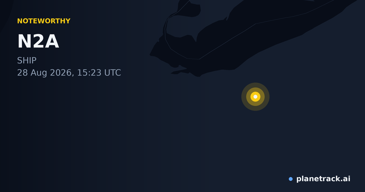 Map of where N2A's special aircraft happened