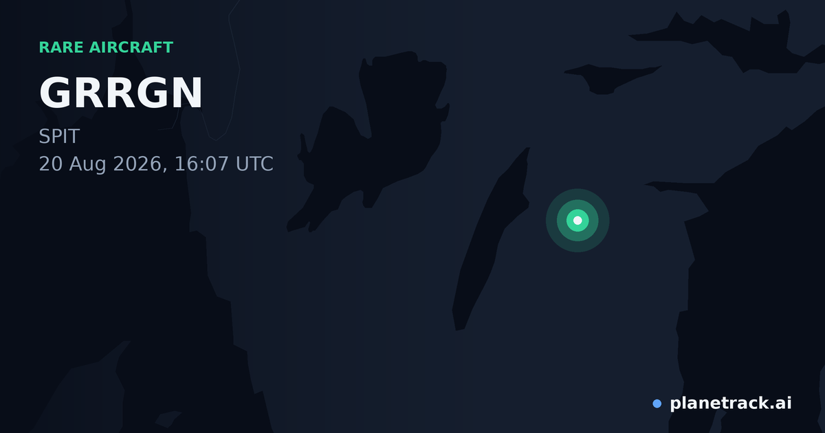 Map of where GRRGN's rare aircraft happened