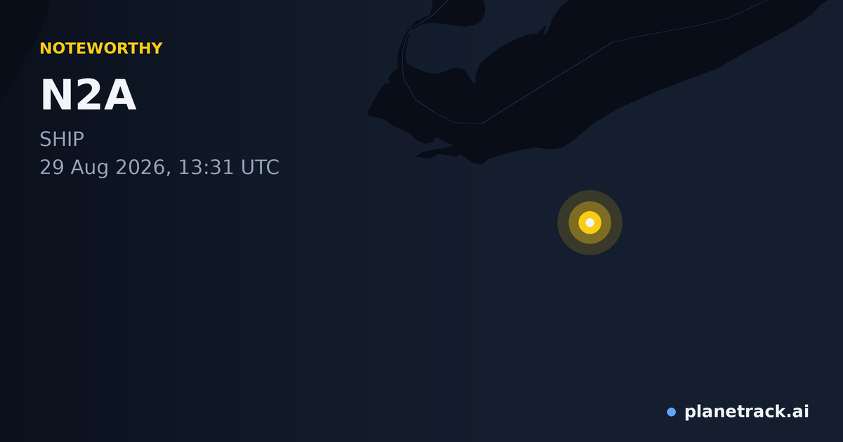 Map of where N2A's special aircraft happened