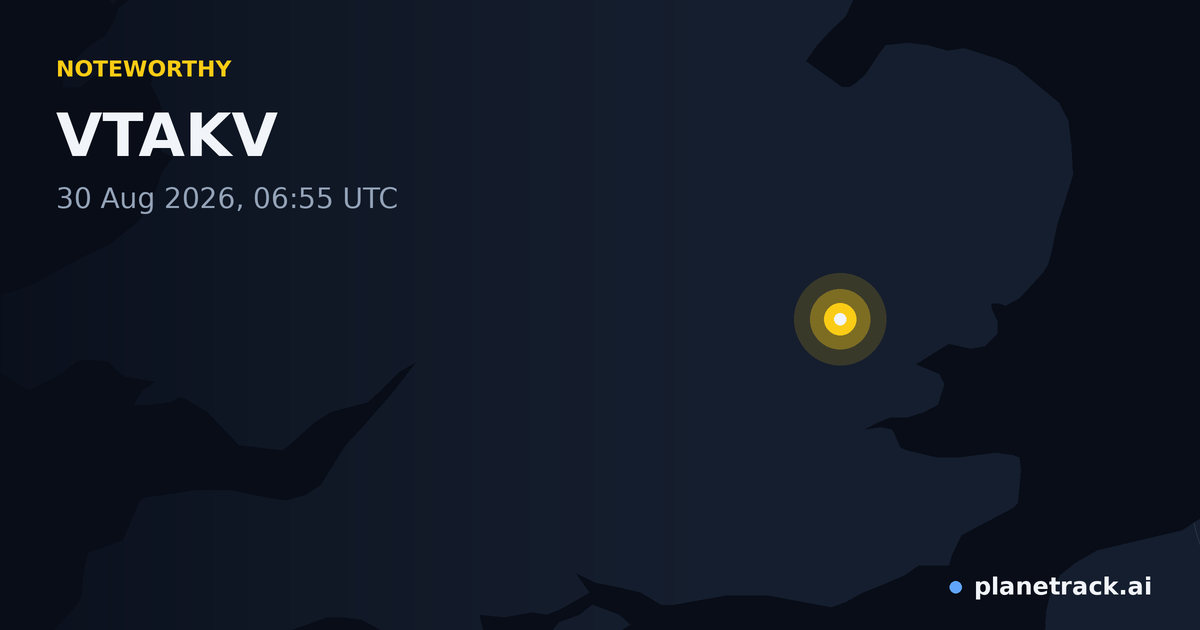 Map of where VTAKV's special aircraft happened