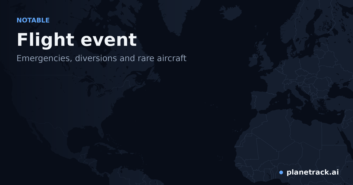 Map of where CCA981's rare aircraft happened