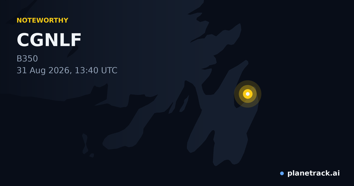 Map of where CGNLF's special aircraft happened