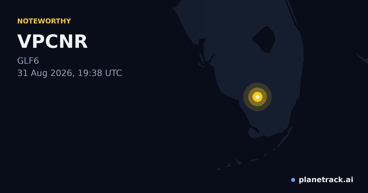 Map of where VPCNR's special aircraft happened