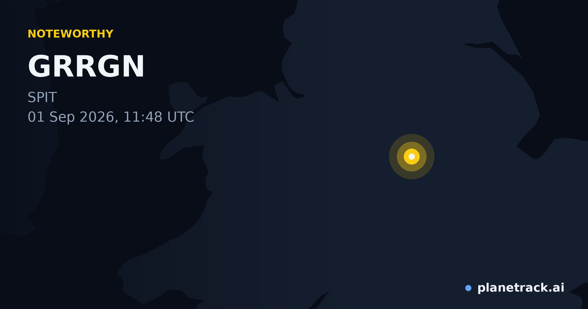 Map of where GRRGN's special aircraft happened