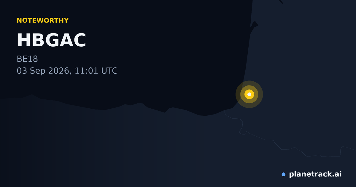 Map of where HBGAC's special aircraft happened