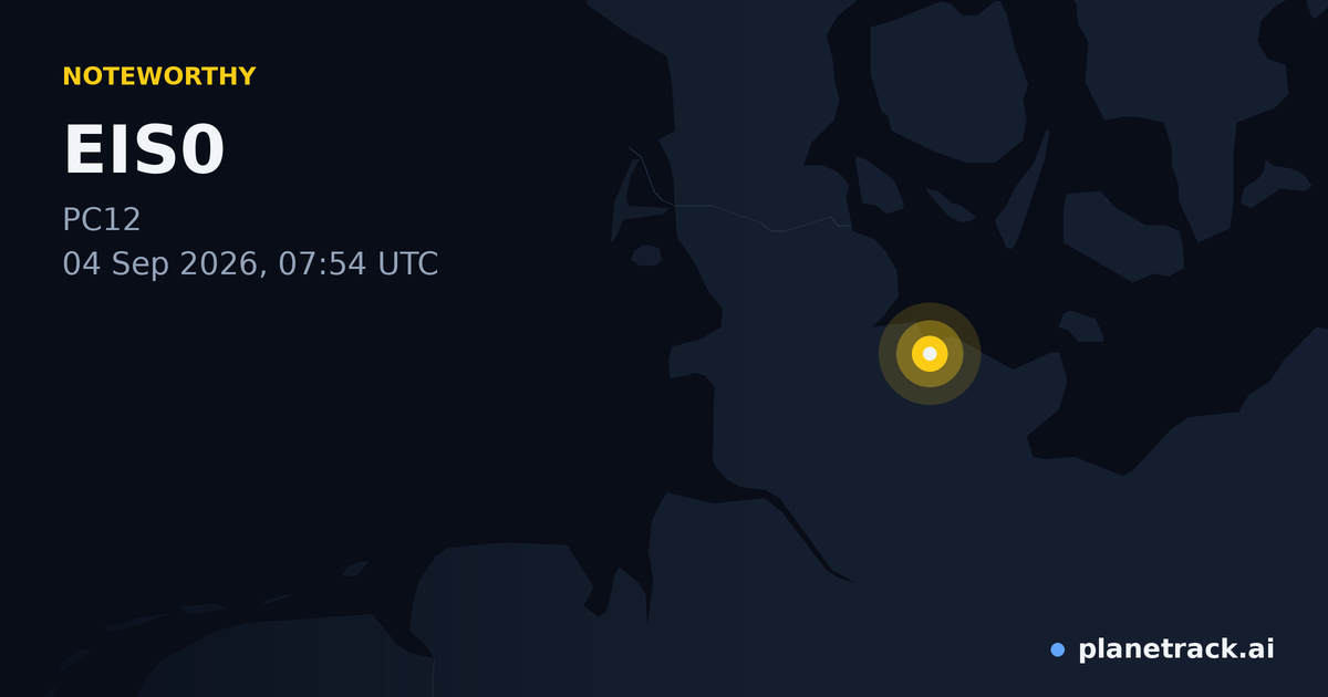 Map of where EIS0's special aircraft happened