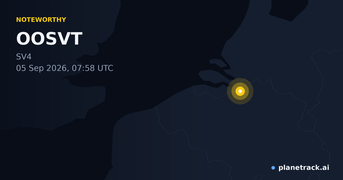 Map of where OOSVT's special aircraft happened
