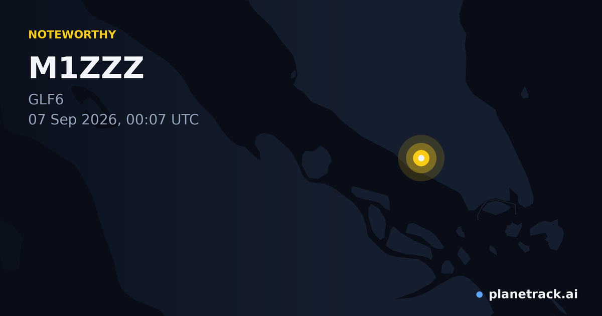 Map of where M1ZZZ's special aircraft happened