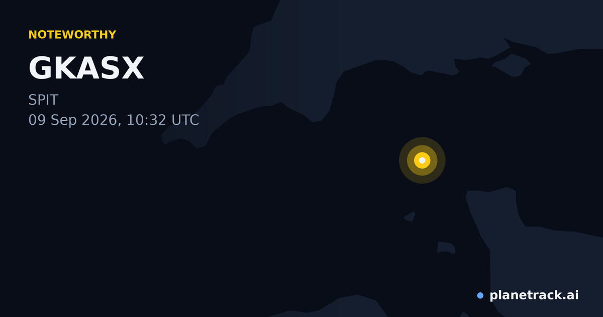 Map of where GKASX's special aircraft happened