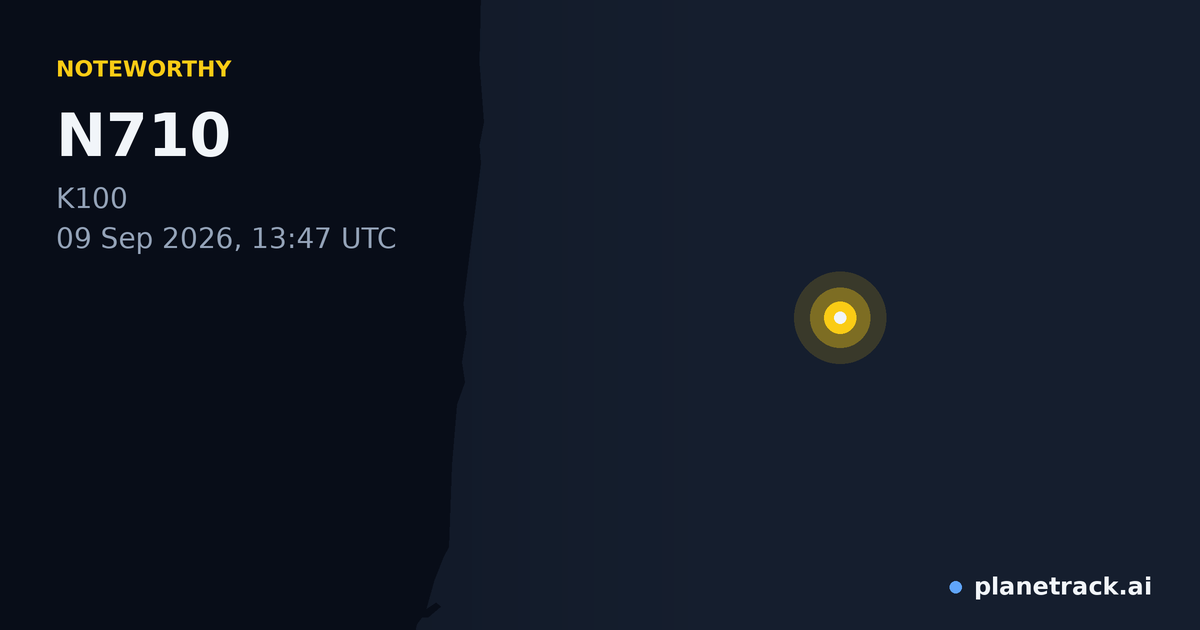 Map of where N710's special aircraft happened