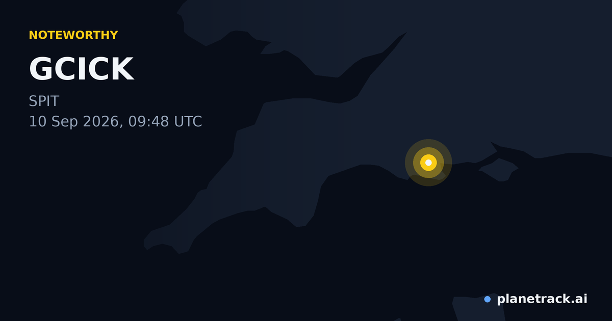 Map of where GCICK's special aircraft happened