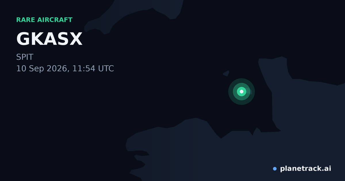 Map of where GKASX's rare aircraft happened