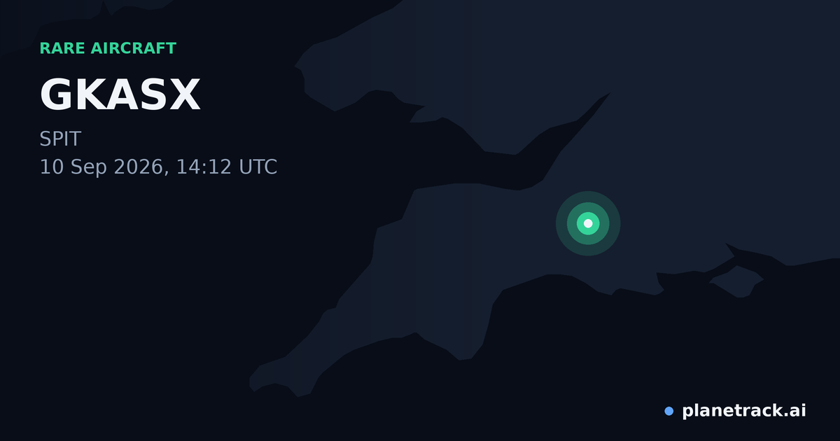 Map of where GKASX's rare aircraft happened