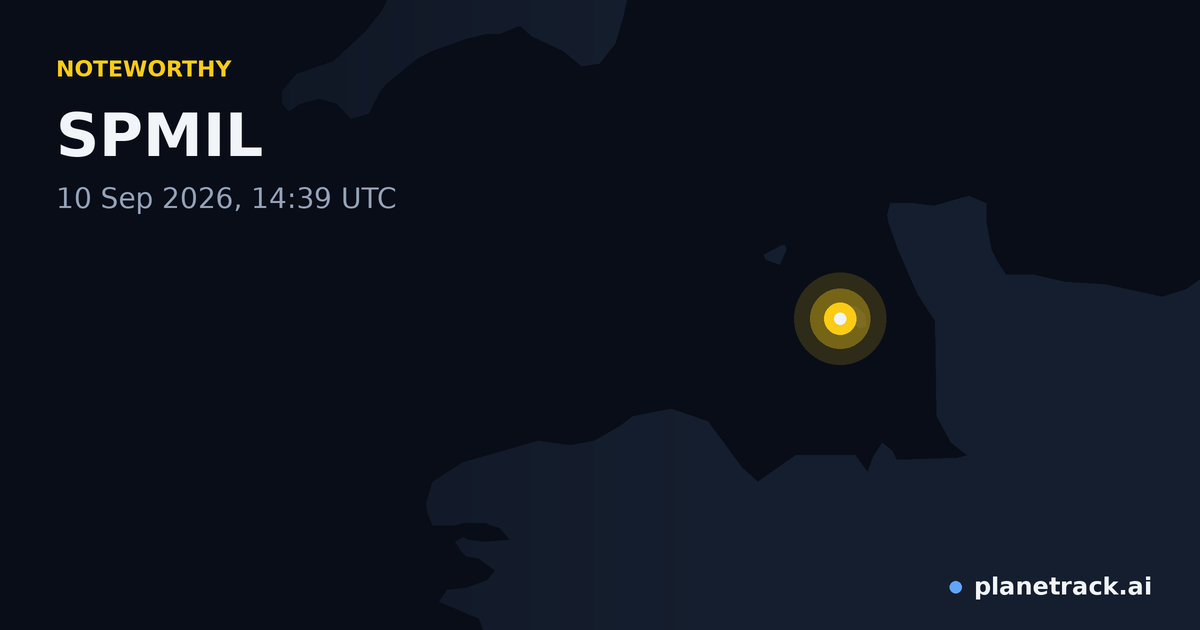Map of where SPMIL's special aircraft happened