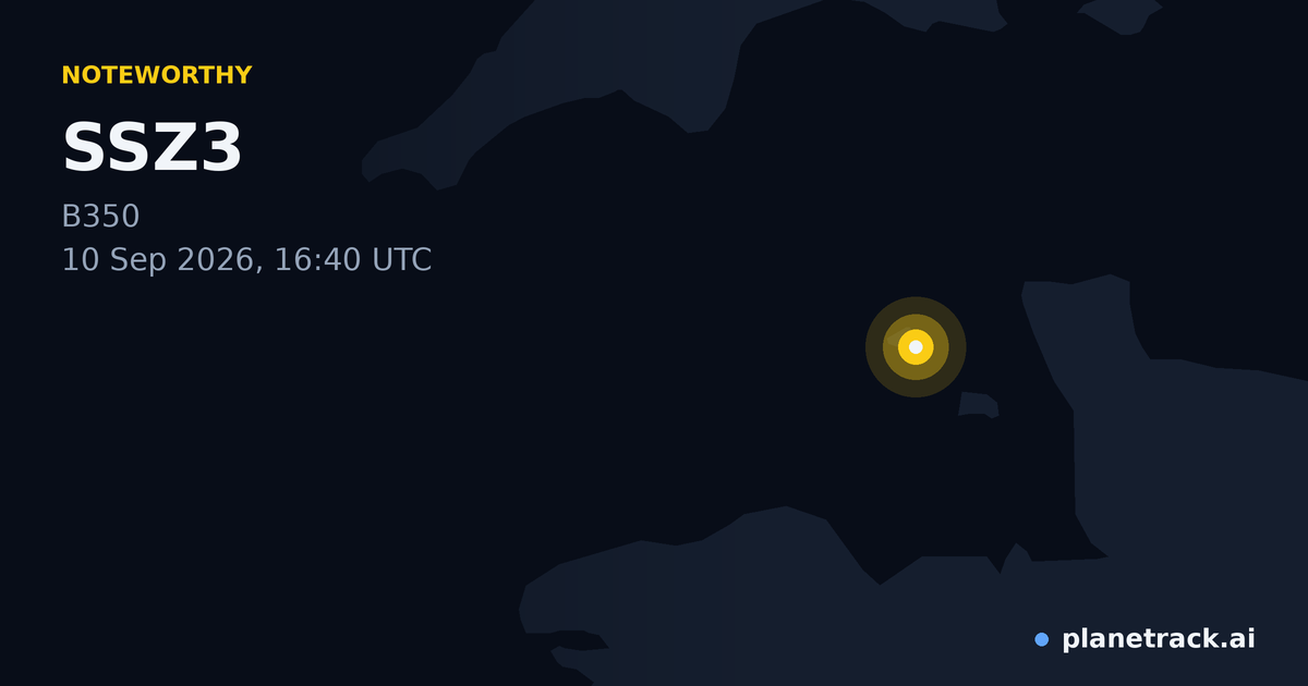 Map of where SSZ3's special aircraft happened
