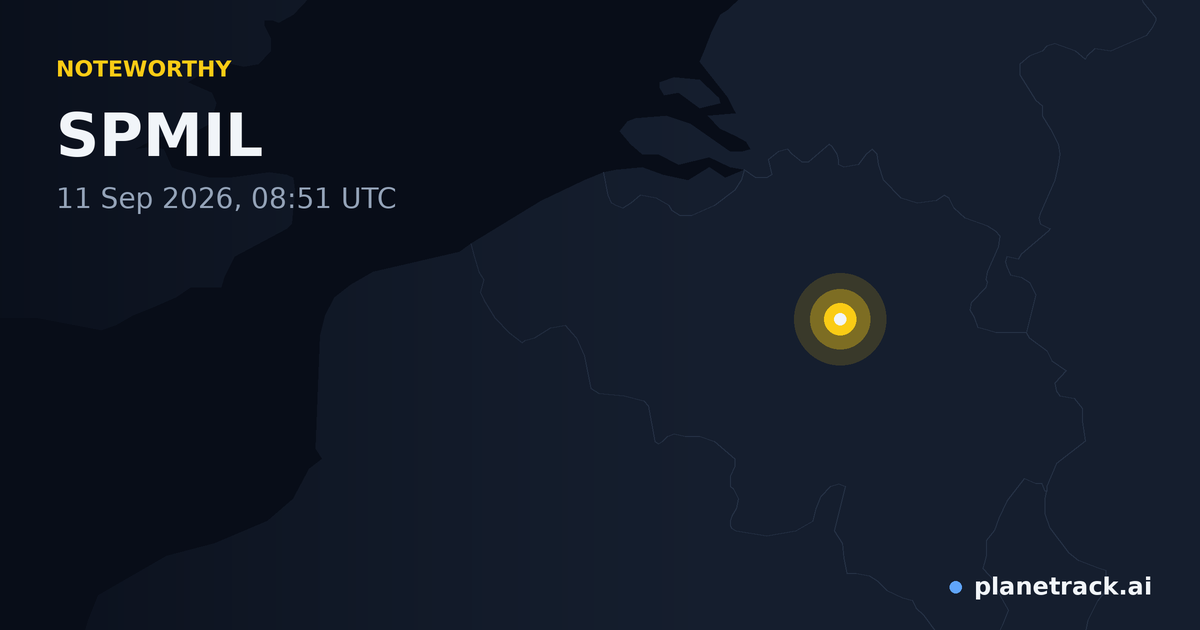 Map of where SPMIL's special aircraft happened