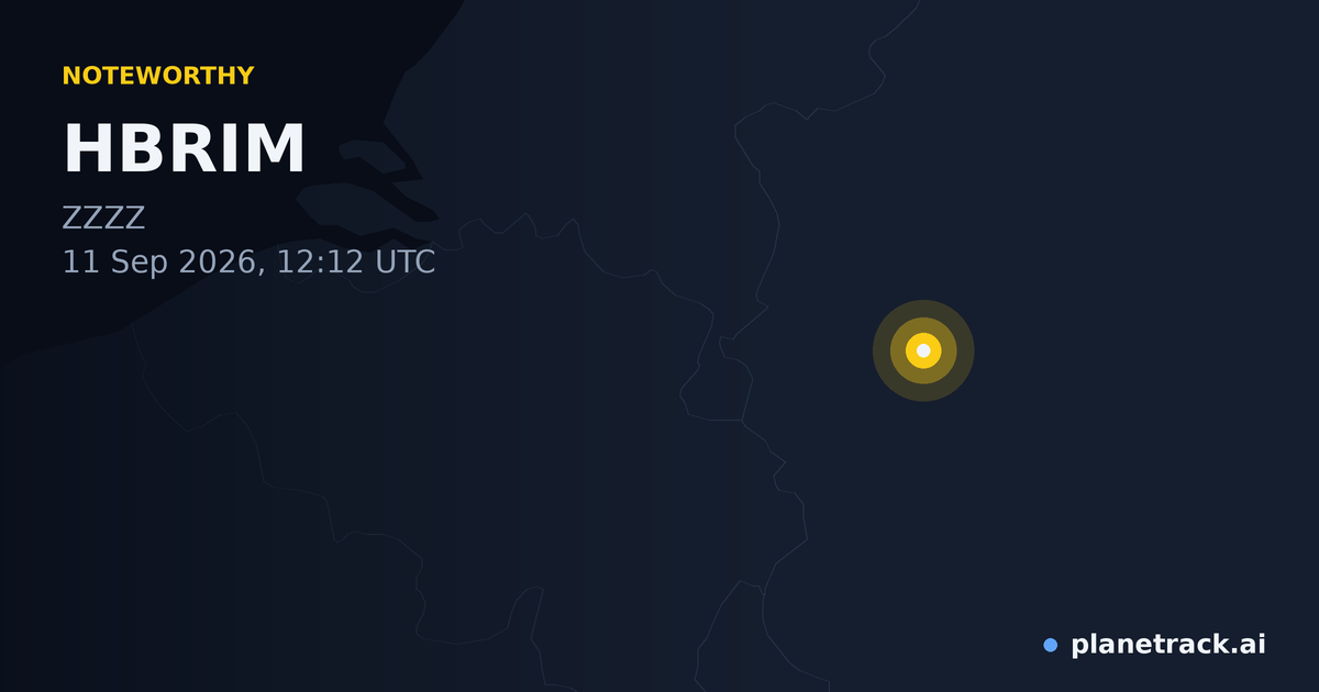 Map of where HBRIM's special aircraft happened