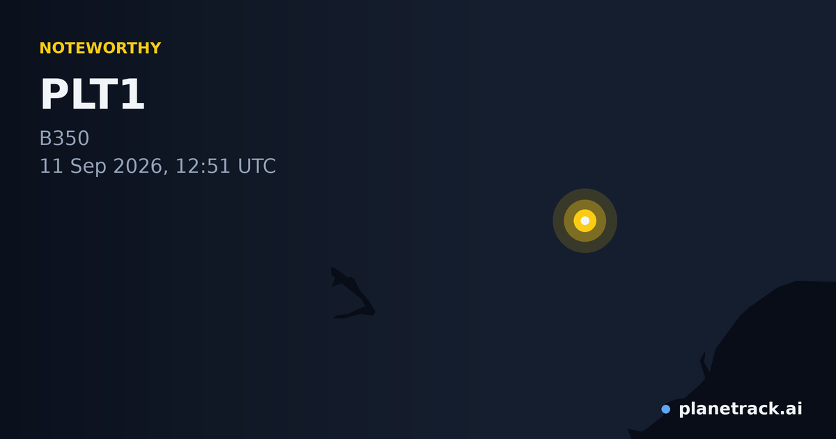 Map of where PLT1's special aircraft happened