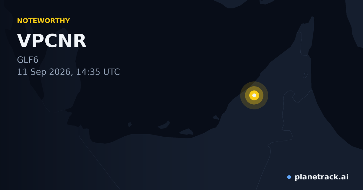 Map of where VPCNR's special aircraft happened