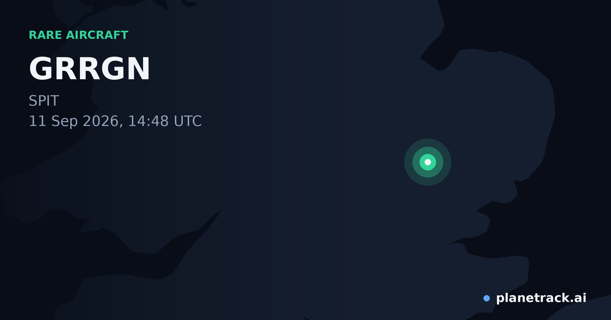 Map of where GRRGN's rare aircraft happened