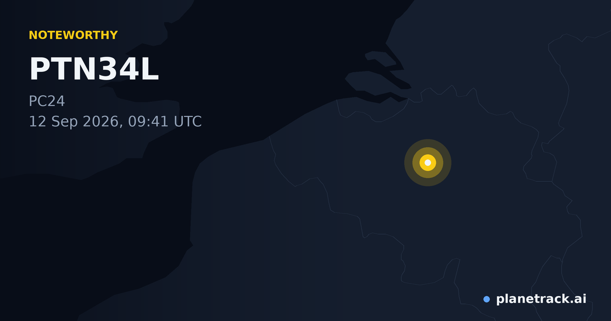Map of where PTN34L's special aircraft happened