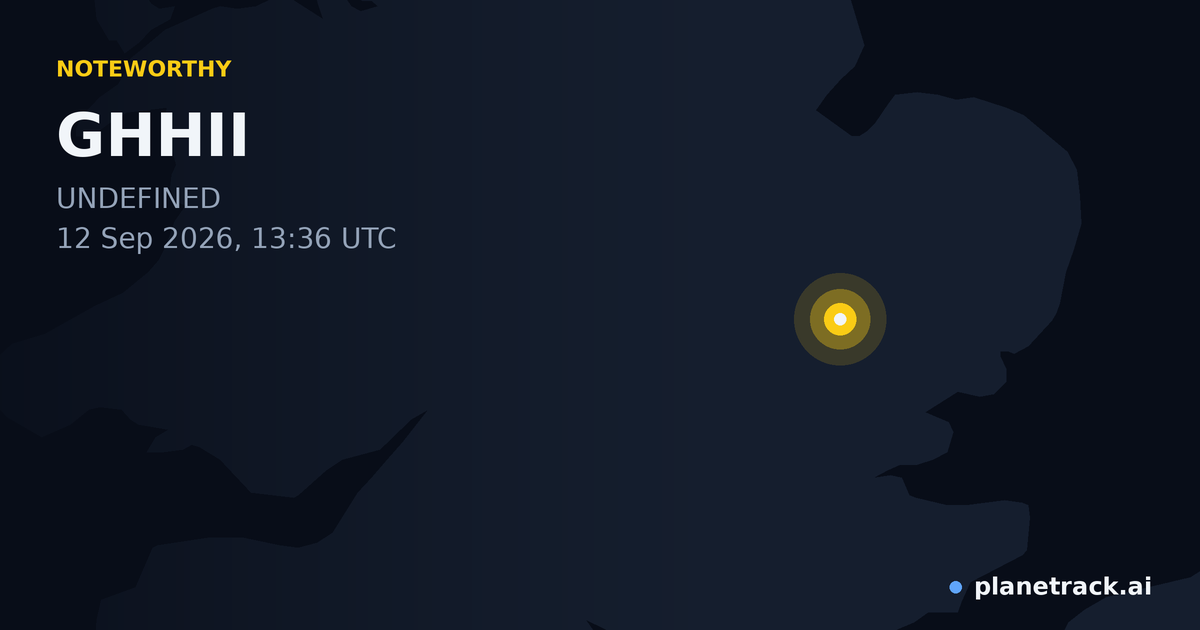 Map of where GHHII's special aircraft happened