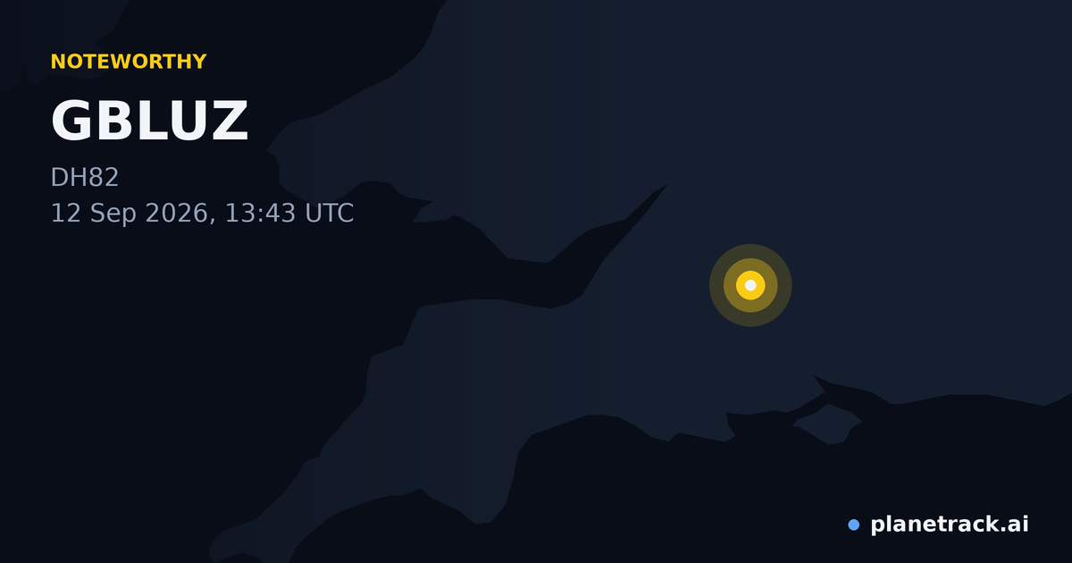 Map of where GBLUZ's special aircraft happened