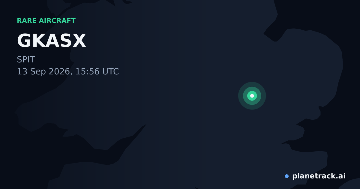 Map of where GKASX's rare aircraft happened