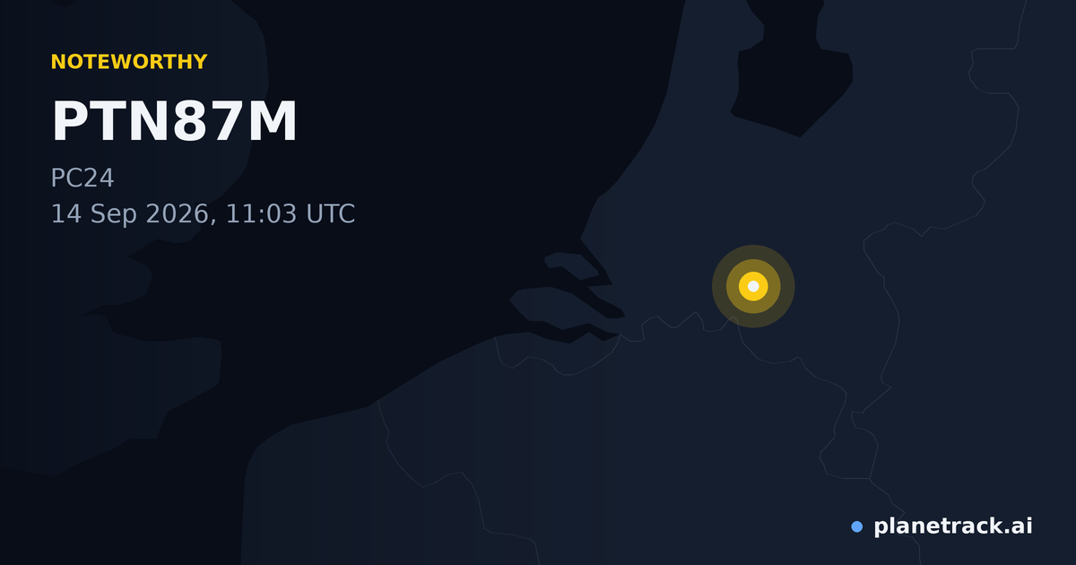 Map of where PTN87M's special aircraft happened