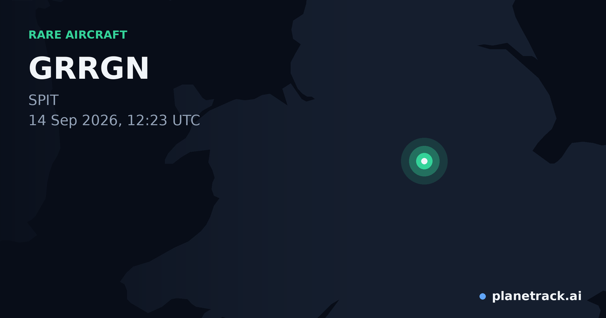 Map of where GRRGN's rare aircraft happened